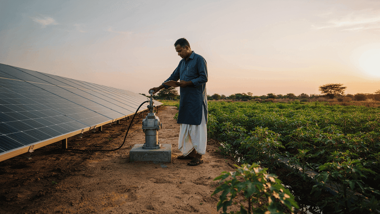 Solar Water Pumping for Farmers: How PM-KUSUM Works in Practice